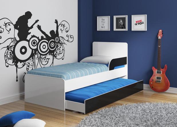 Menor preço em Bicama Branco Brilho/Preto Brilho - Mu735097 - Multimóveis