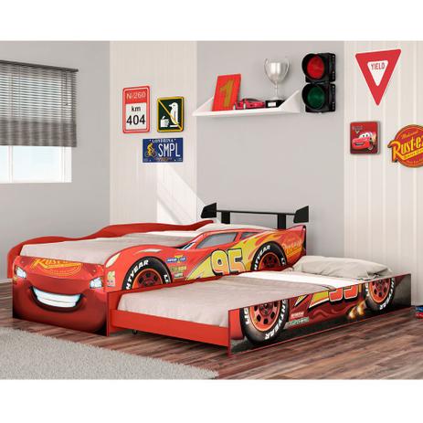 Bicama Infantil Carros Disney Fun - Pura Magia Menor preço em Bicama Infantil Carros Disney Fun - Pura Magia