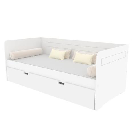 Bicama Infantil Com Cama Auxiliar Solteiro Dora Branco - Kind Móveis Menor preço em Bicama Infantil Com Cama Auxiliar Solteiro Dora Branco - Kind Móveis
