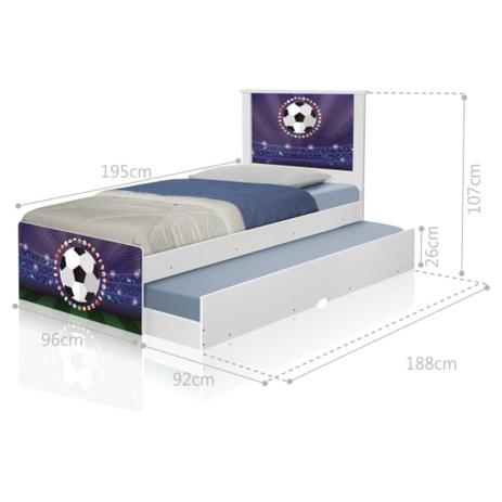 Bicama Juvenil Adesivada Futebol Estádio - Tebarrot é boa?