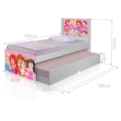 Bicama Juvenil Adesivada Princesinhas - Tebarrot é boa?