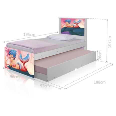 Bicama Juvenil Adesivada Sereia nas Pedras - Tebarrot é boa?