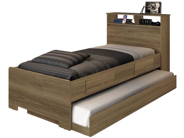 Bicama Solteiro Cama Auxiliar Fênix Savana - 88x188cm Menor preço em Bicama Solteiro Cama Auxiliar Fênix Savana - 88x188cm