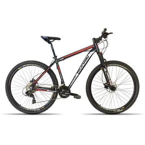 Bicicleta 29 Byorn 27V F. Hidraulico Susp. c/ Trava Preto com Vermelho 17 Menor preço em Bicicleta 29 Byorn 27V F. Hidraulico Susp. c/ Trava Preto com Vermelho 17