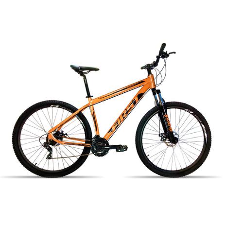 Menor preço em Bicicleta 29 First 24V Rel. Shimano F. Hidraulico Laranja 19