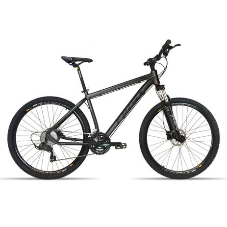 Menor preço em Bicicleta 29 First 27V F. Hidraulico Susp. c/ Trava Cinza 17
