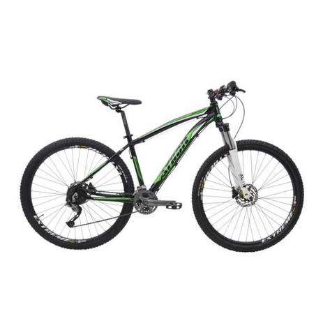 Bicicleta android aro29 aluminio 27v alivio preta c/ verde - Athor Menor preço em Bicicleta android aro29 aluminio 27v alivio preta c/ verde - Athor
