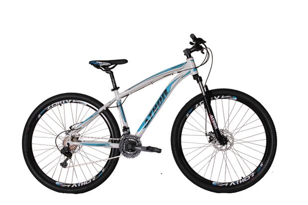 Bicicleta android aro29 shimano aluminio f.disco branca/azul - Athor Menor preço em Bicicleta android aro29 shimano aluminio f.disco branca/azul - Athor