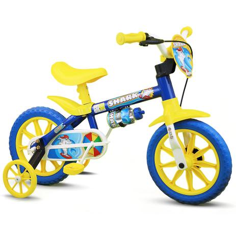 Bicicleta Aro 12 Infantil Masculina Shark - Nathor Menor preço em Bicicleta Aro 12 Infantil Masculina Shark - Nathor