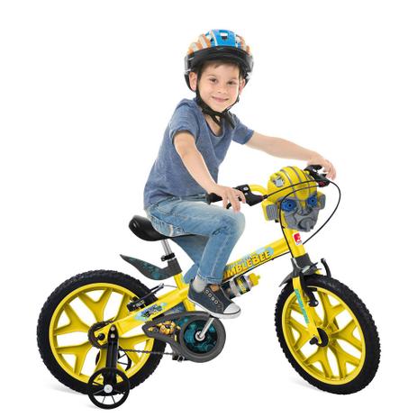 Bicicleta ARO 16 - Transformers - Bumblebee - Bandeirante Menor preço em Bicicleta ARO 16 - Transformers - Bumblebee - Bandeirante