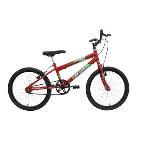 Bicicleta Aro 20 Racer Verm Freedom - Freedombike Menor preço em Bicicleta Aro 20 Racer Verm Freedom - Freedombike
