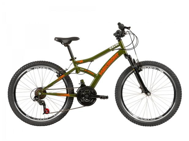 Bicicleta Aro 24 Caloi Max Front de Aço - Freio V-Brake 21 Marchas