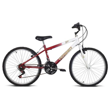 Bicicleta ARO 24 - Live - Vermelho e Branco - Verden Bikes Menor preço em Bicicleta ARO 24 - Live - Vermelho e Branco - Verden Bikes