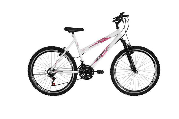 Bicicleta Aro 26 18 Marchas Status Belissima c/ Suspensão Dianteira - STATUS BIKE Menor preço em Bicicleta Aro 26 18 Marchas Status Belissima c/ Suspensão Dianteira - STATUS BIKE