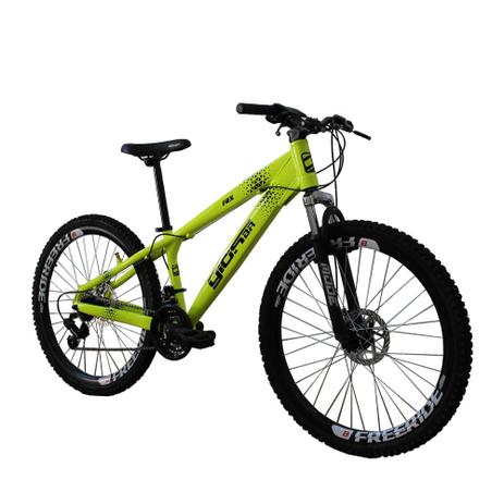 Bicicleta Aro 26 21V Gios Amarelo Neon - Gios FRX Freeride é boa?