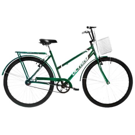 Menor preço em Bicicleta Aro 26 Ultra Bikes Poti Wave V-Brake Verde Com Paralamas