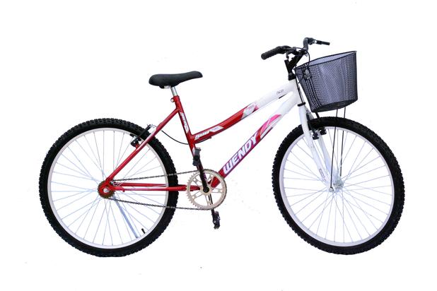 Bicicleta aro 26 wendy fem s/marcha convencional cor vermelho é boa?