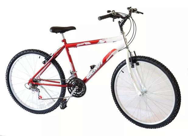 Menor preço em Bicicleta aro 26 wendy masc 18m mtb convencional cor vermelho