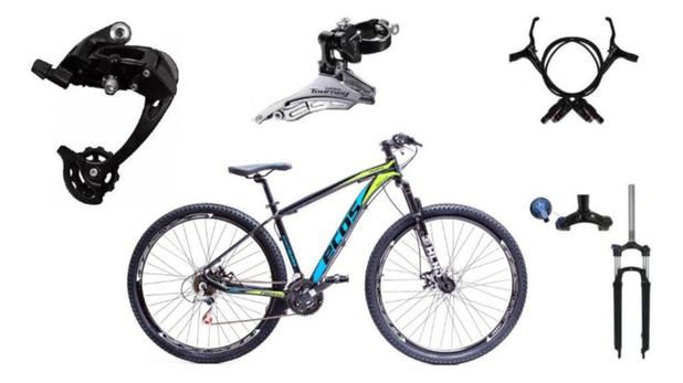 Bicicleta Aro 29 Ecos Touareg 27 Marchas, Câmbio Shimano, K7, Freios  Hidráulicos E Suspensão Trava Ombro - Bicicleta - Magazine Luiza