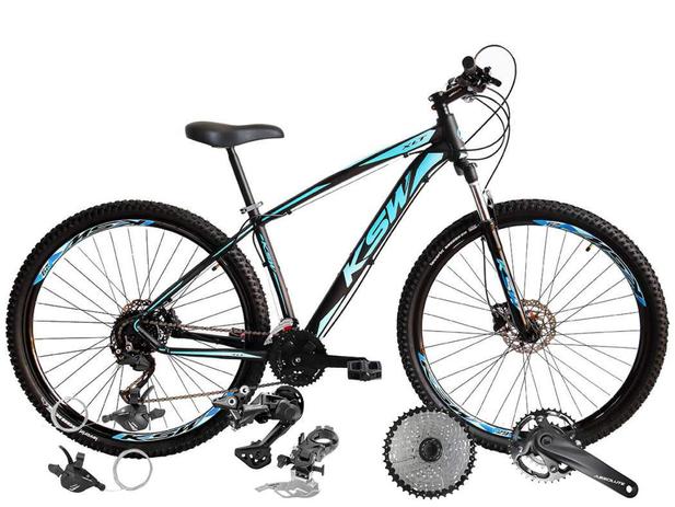 Bicicleta Aro 29 Ksw Xlt 20V Deore Relação 2x10 Com k7 Trava - Bicicleta -  Magazine Luiza