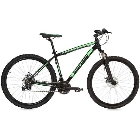 Bicicleta aro 29 mountain bike venice pró mormaii alumínio + shimano + suspensão preto-verde Menor preço em Bicicleta aro 29 mountain bike venice pró mormaii alumínio + shimano + suspensão preto-verde