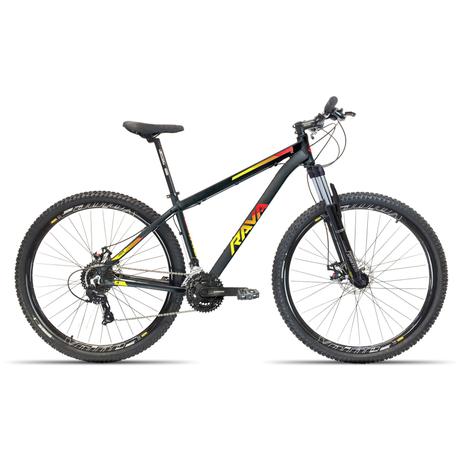 Bicicleta Aro 29 TSW Rava 27 Velocidades Freio Hidraulico Suspensão com Trava Preto com Amarelo 19 Menor preço em Bicicleta Aro 29 TSW Rava 27 Velocidades Freio Hidraulico Suspensão com Trava Preto com Amarelo 19