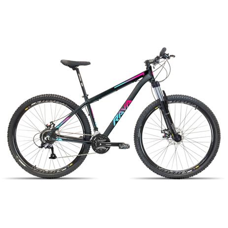 Menor preço em Bicicleta Aro 29 TSW Rava 27v Shimano Altus/Acera F. Hidráulico Suspensão Trava Preto com Azul 19