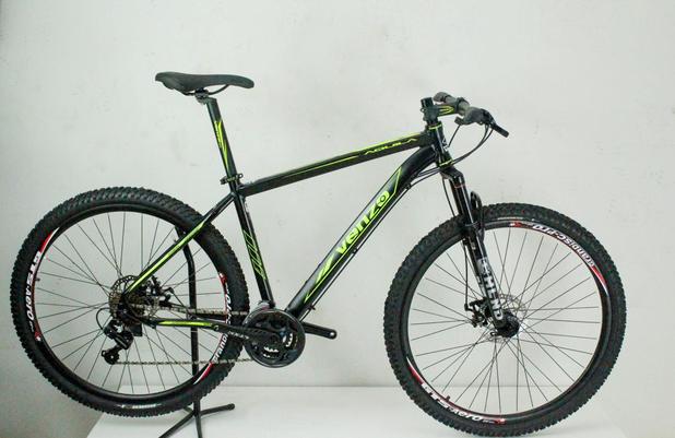 Bicicleta Aro 29 Venzo Kit Acera 21V Mecânico Preta e Amarelo Menor preço em Bicicleta Aro 29 Venzo Kit Acera 21V Mecânico Preta e Amarelo