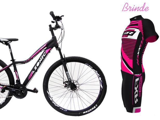 Bicicleta Aro29 Feminina Azonic Freio Disco e Uniforme Foxxer Menor preço em Bicicleta Aro29 Feminina Azonic Freio Disco e Uniforme Foxxer
