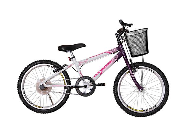 Bicicleta athor aro 20 mtb s/m charmy feminino c/ cestão - violeta Menor preço em Bicicleta athor aro 20 mtb s/m charmy feminino c/ cestão - violeta