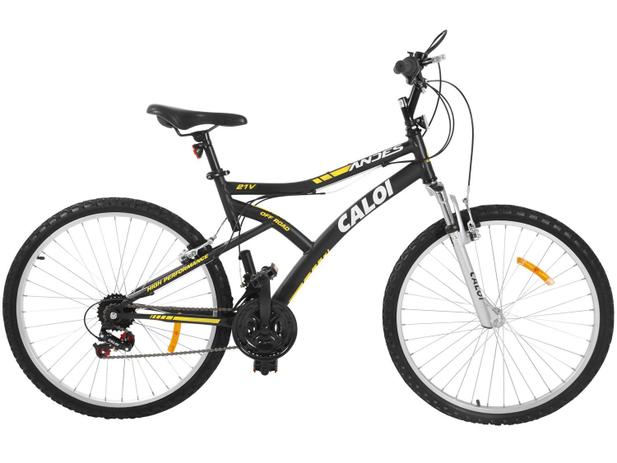 Bicicleta Caloi Andes Aro 26 21 Marchas - Quadro de Aço Freio V-brake