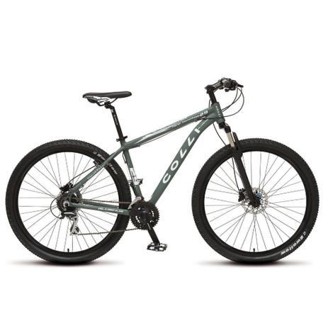 Bicicleta Colli Aluminio Aro 29 Freio Disco Kit Shimano Altus 24 Marchas Verde Militar - Colli bikes Menor preço em Bicicleta Colli Aluminio Aro 29 Freio Disco Kit Shimano Altus 24 Marchas Verde Militar - Colli bikes