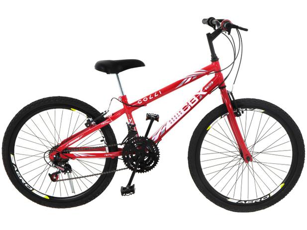 Bicicleta Colli Bike CBX 750 Aro 24 21 Marchas - Quadro de Aço Carbono Freio V-break é boa?