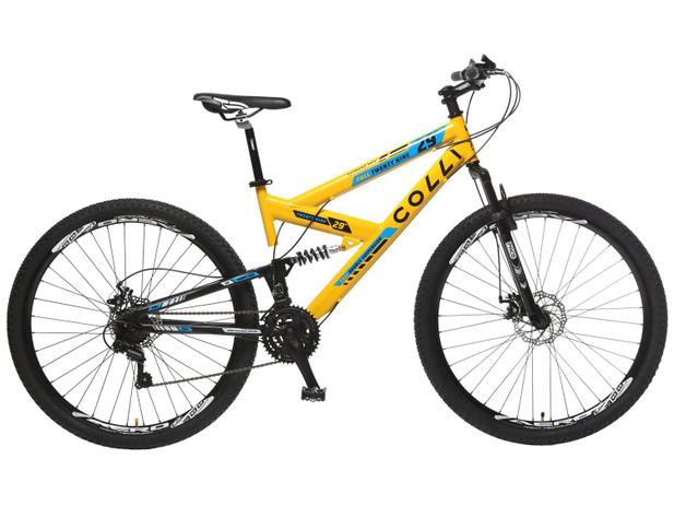 Bicicleta Colli GPS Aro-20 Com Dupla Suspensão, 36 Raias e 21