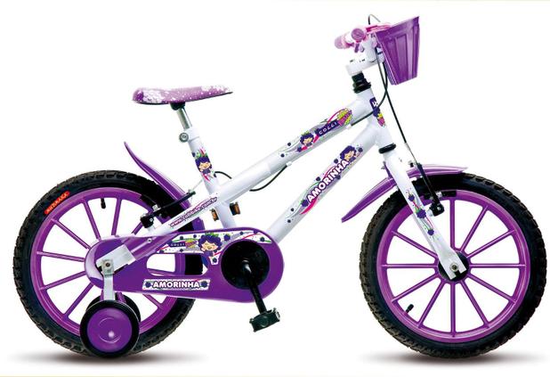 Bicicleta Colli Fruit Aro 16 Freios V-Break Branco e Roxa é boa?
