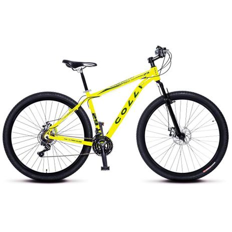 Bicicleta Colli MTB Aro 29 Alum. Kit Shimano 21M Susp. Dianteira Freios a Disco - 531.13D Menor preço em Bicicleta Colli MTB Aro 29 Alum. Kit Shimano 21M Susp. Dianteira Freios a Disco - 531.13D