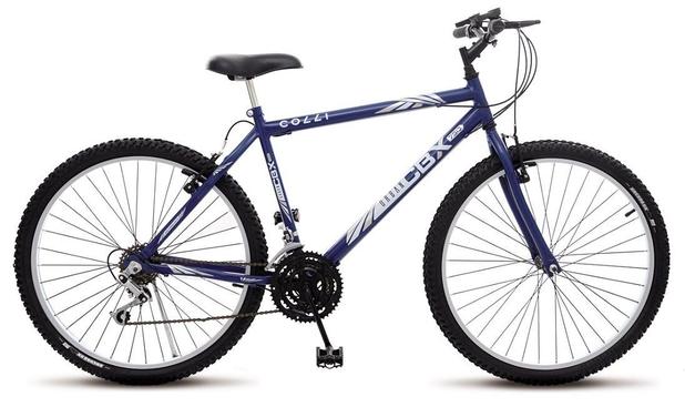 Bicicleta Colli MTB CBX 750 Azul Aro 26 36 Raios 18 Marchas Freio V-Brake Menor preço em Bicicleta Colli MTB CBX 750 Azul Aro 26 36 Raios 18 Marchas Freio V-Brake