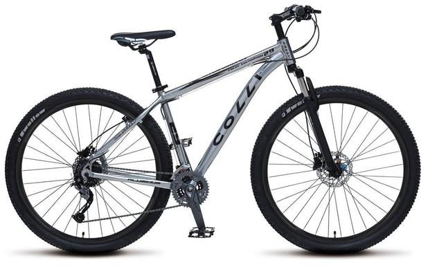 Bicicleta Colli MTB High Performance Cinza Aro 29 Alum. Kit Alívio Shimano 27M Susp. Dianteira Freios a Disco é ruim? Bicicleta Colli MTB High Performance Cinza Aro 29 Alum. Kit Alívio Shimano 27M Susp. Dianteira Freios a Disco é boa?