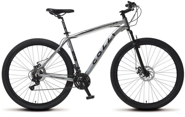 Bicicleta Colli MTB High Performance Cinza Aro 29 Alum. Kit Shimano 21M Susp. Dianteira Freios a Disco é boa?