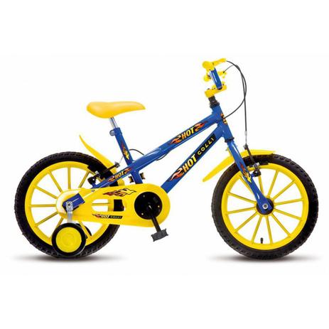 Bicicleta Colli MTB Hot Aro16 Masculino Azul Amarelo - Colli bikes Menor preço em Bicicleta Colli MTB Hot Aro16 Masculino Azul Amarelo - Colli bikes
