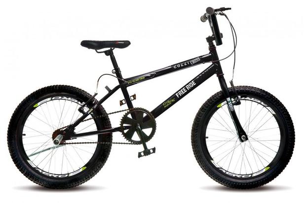 Bicicleta Cross Extreme A20 36R Colli Preto Fosco Menor preço em Bicicleta Cross Extreme A20 36R Colli Preto Fosco