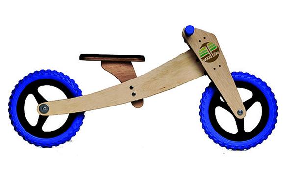 Bicicleta de madeira: woodbike kit 2 em 1 - azul - Camará movelaria Menor preço em Bicicleta de madeira: woodbike kit 2 em 1 - azul - Camará movelaria