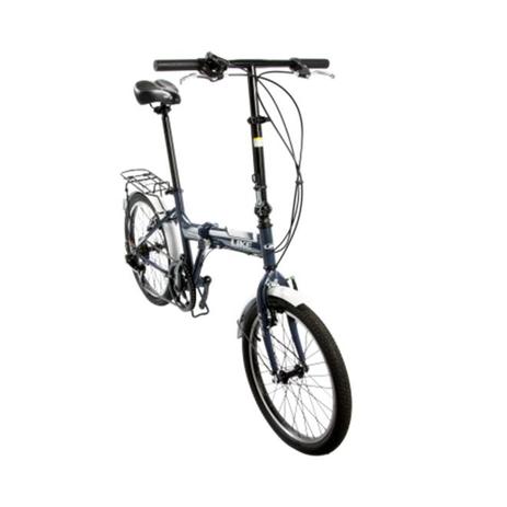 Bicicleta Dobrável 6 Velocidades Aro 20 Cinza - Like Menor preço em Bicicleta Dobrável 6 Velocidades Aro 20 Cinza - Like