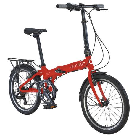 Bicicleta dobrável Durban aro 20” de 7 velocidades Shimano e quadro de alumínio Bay Pro Menor preço em Bicicleta dobrável Durban aro 20” de 7 velocidades Shimano e quadro de alumínio Bay Pro
