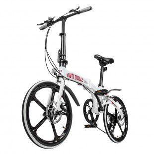 Bicicleta dobrável pliage two dogs alloy branca Menor preço em Bicicleta dobrável pliage two dogs alloy branca