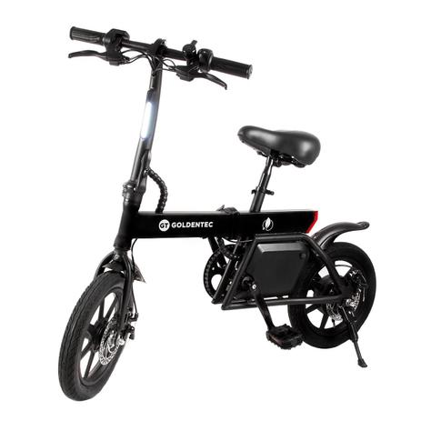 Bicicleta Elétrica Dobrável Aro 14" 350W 36V GT - Goldentec Acessórios Menor preço em Bicicleta Elétrica Dobrável Aro 14" 350W 36V GT - Goldentec Acessórios