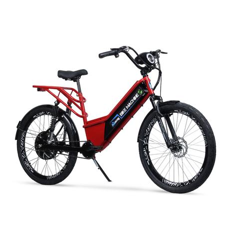 Bicicleta Elétrica New Premium 800W 48V Vermelha - Machine Motors Menor preço em Bicicleta Elétrica New Premium 800W 48V Vermelha - Machine Motors