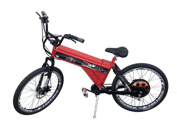 Bicicleta Elétrica Scooter Brasil 800W Sport MTB Vermelha Menor preço em Bicicleta Elétrica Scooter Brasil 800W Sport MTB Vermelha