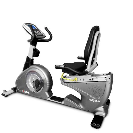 Bicicleta Ergométrica Kikos Eletromagnética KRB99 - Cinza/Preto Menor preço em Bicicleta Ergométrica Kikos Eletromagnética KRB99 - Cinza/Preto