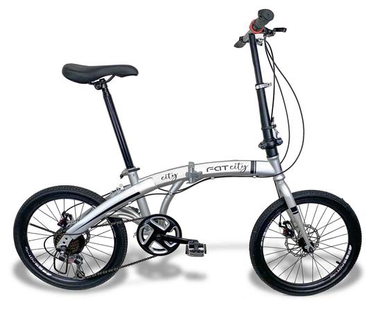 Bicicleta Fat City Aro 20 Dobrável 7V Freios a Disco - Fat Sports Menor preço em Bicicleta Fat City Aro 20 Dobrável 7V Freios a Disco - Fat Sports